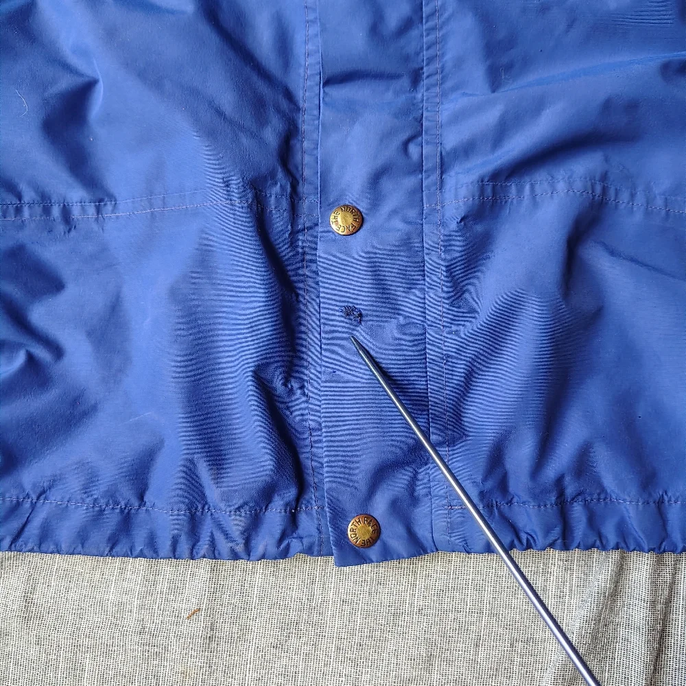 VINTAGE‎ The North Face Mountain Guide Jacket Blue Black Gortex Mens